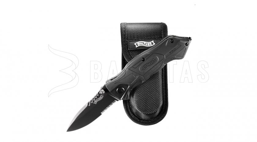 Couteau Walther Black Tac Tanto Pro