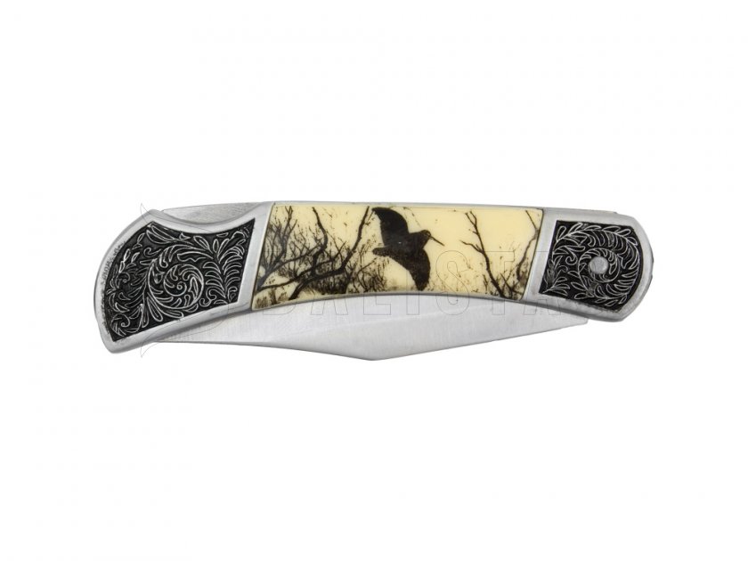 Mes Joker vouwmes motief vogel 8 cm