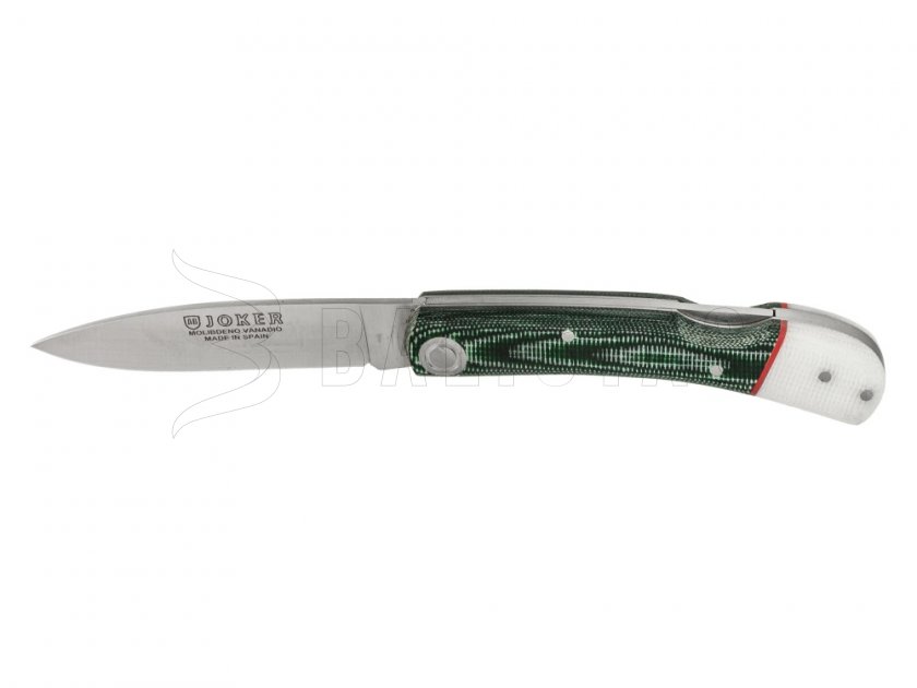 Couteau pliant Joker vert-blanc