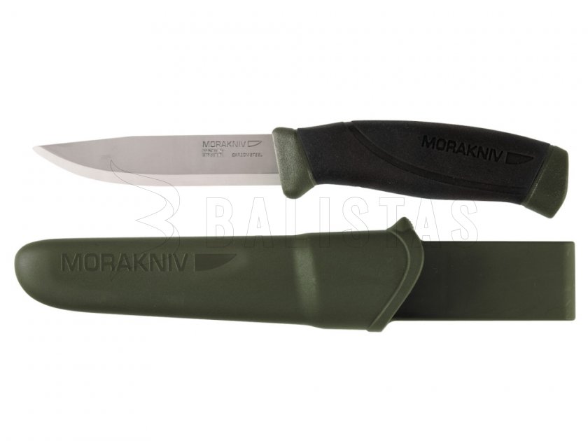 Couteau Morakniv Companion MG vert acier carbone