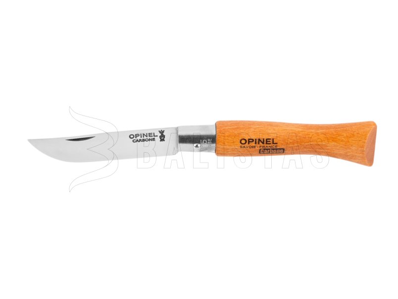 Couteau Opinel 5 pliant carbone hêtre