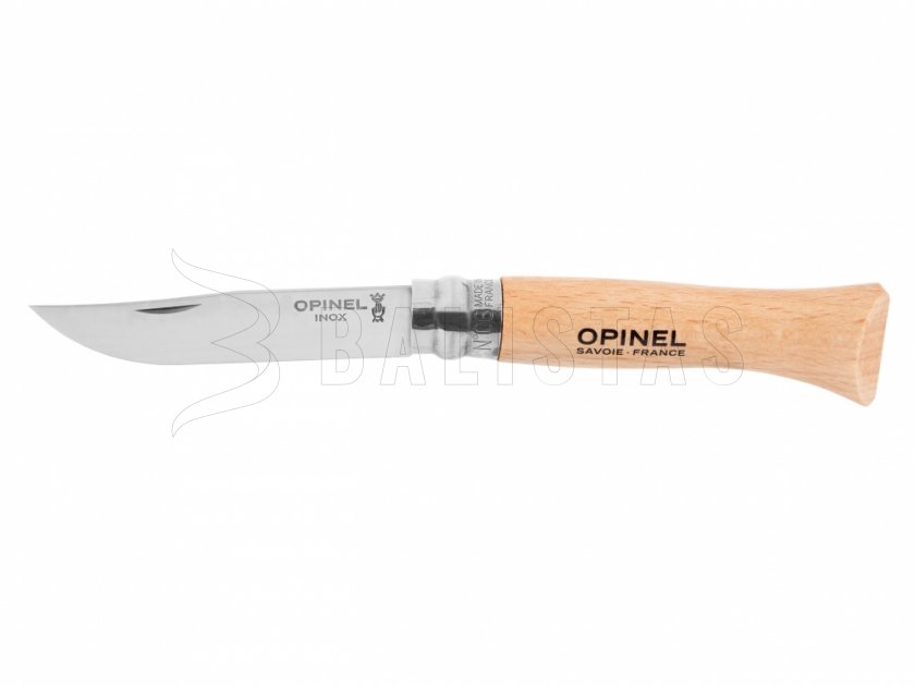 Couteau Opinel 6 pliant Inox hêtre
