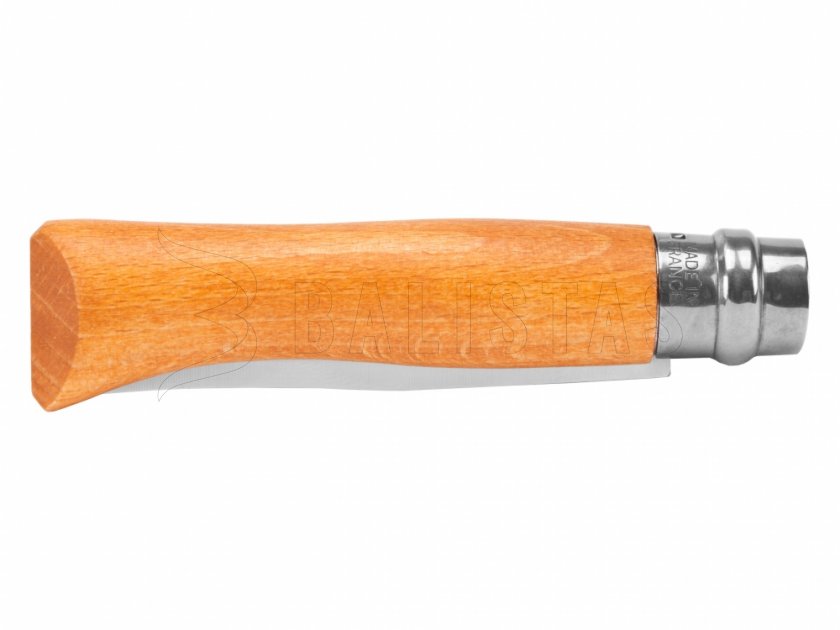 Couteau Opinel 8 pliant carbone hêtre