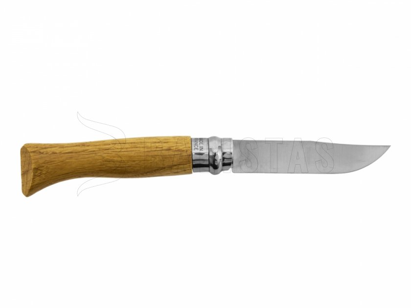 Couteau Opinel 8 pliant Inox hêtre motif sanglier
