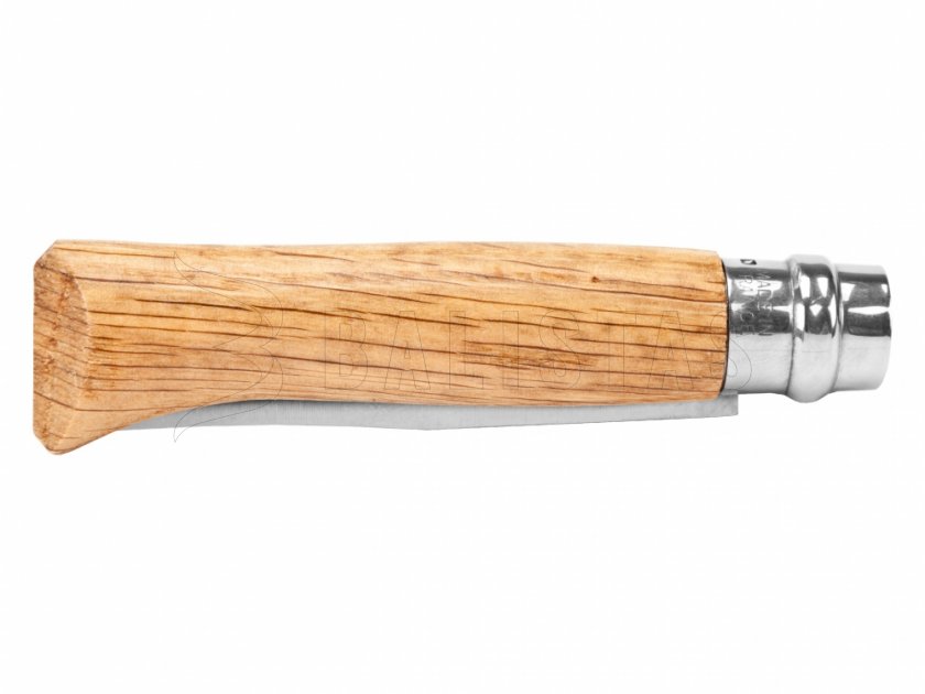 Couteau Opinel 8 pliant Inox hêtre motif cerf