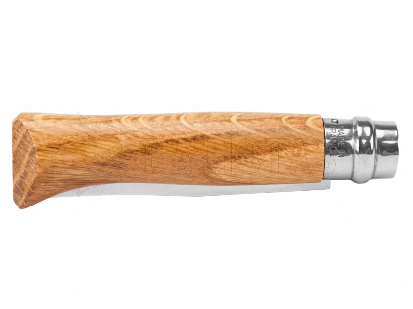 Couteau Opinel 8 pliant Inox hêtre motif poissons