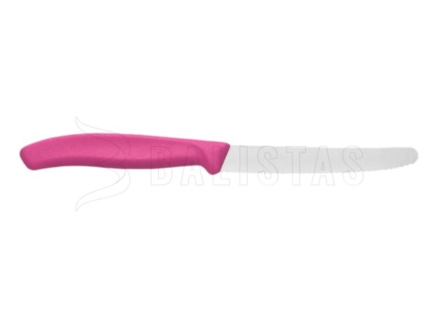 Couteau à tomates dentelé 6.7836 rose L115