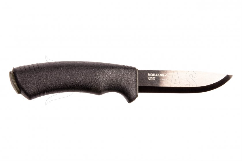 Couteau Morakniv Bushcraft noir sans dentelure
