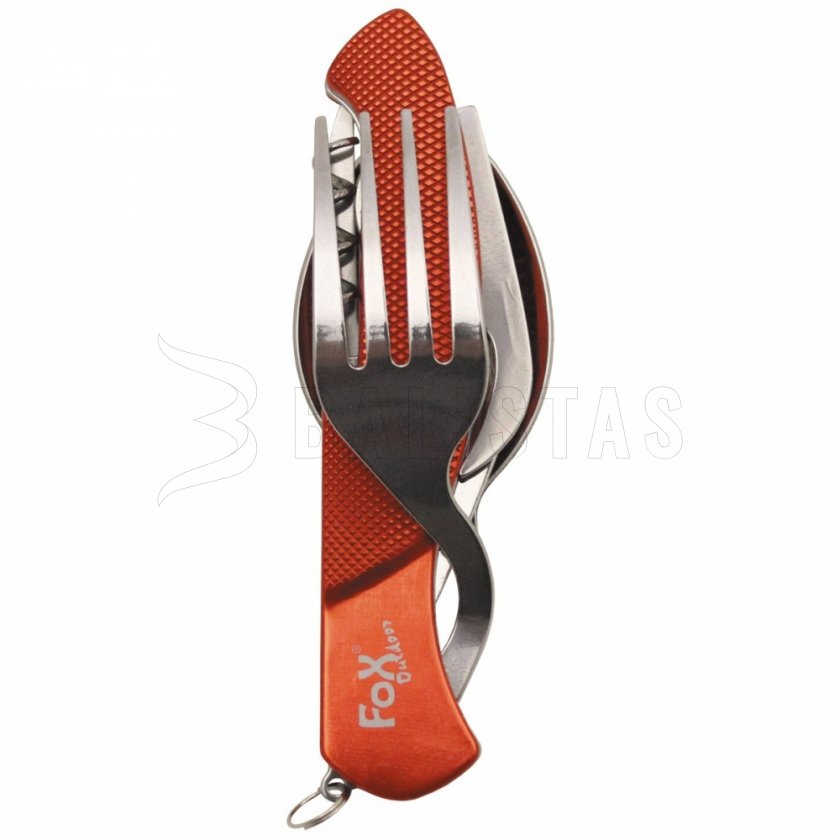Couverts pliants Fox Outdoor 6 pièces rouge 44051