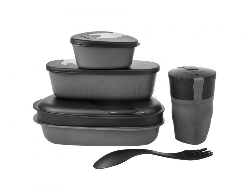 Set de vaisselle de randonnée Light My Fire MealKit 2.0 noir