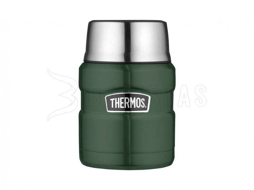 Thermos alimentaire avec cuillère Thermos King 0,47 l vert