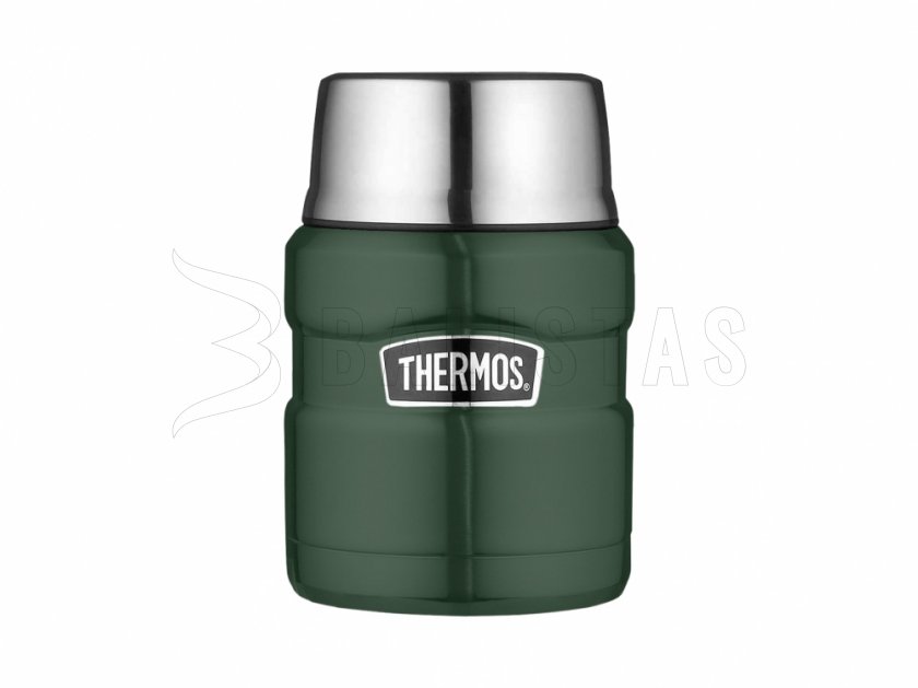 Thermos alimentaire avec cuillère Thermos King 0,47 l vert