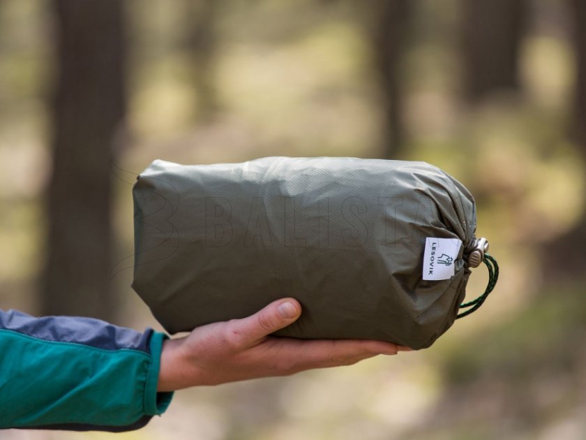 Bâche de randonnée tarp Lesovik Groza 2 verte