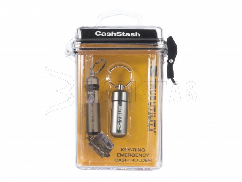 Pendentif avec rangement True Utility CashStash TU241 argenté