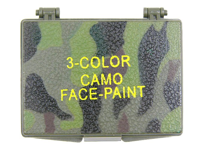 Peinture de camouflage MFH 3 - couleurs avec miroir