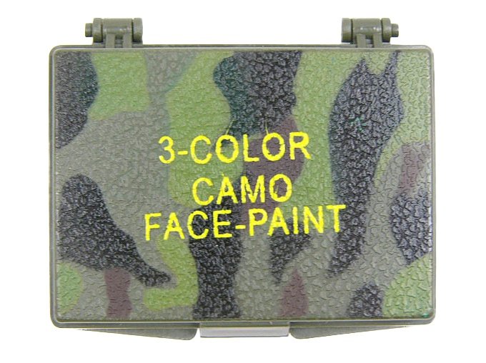 Peinture de camouflage MFH 3 - couleurs avec miroir