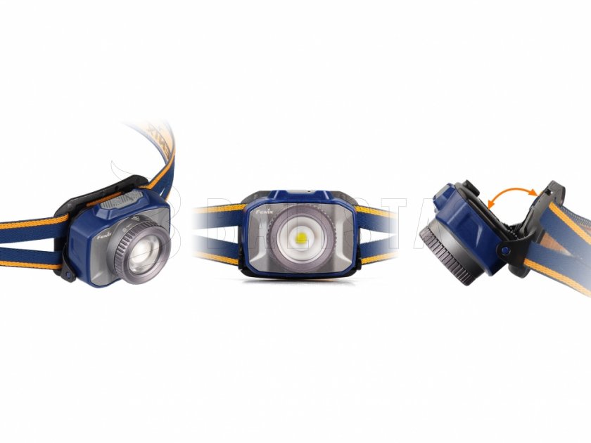 Hoofdlamp met diode Fenix HL40R blauw
