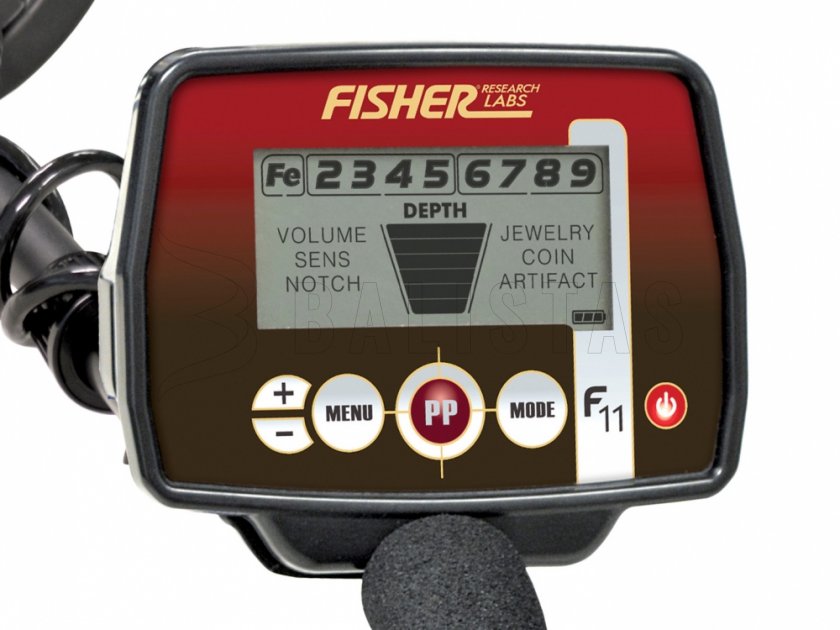 Metaaldetector Fisher F11 7''