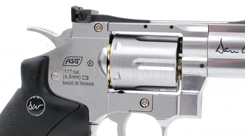 Revolver à air comprimé ASG Dan Wesson 2,5" pour diabolos 4,5 mm