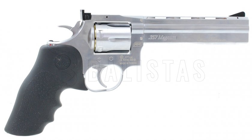 Luchtrevolver ASG Dan Wesson 715 6" Silver