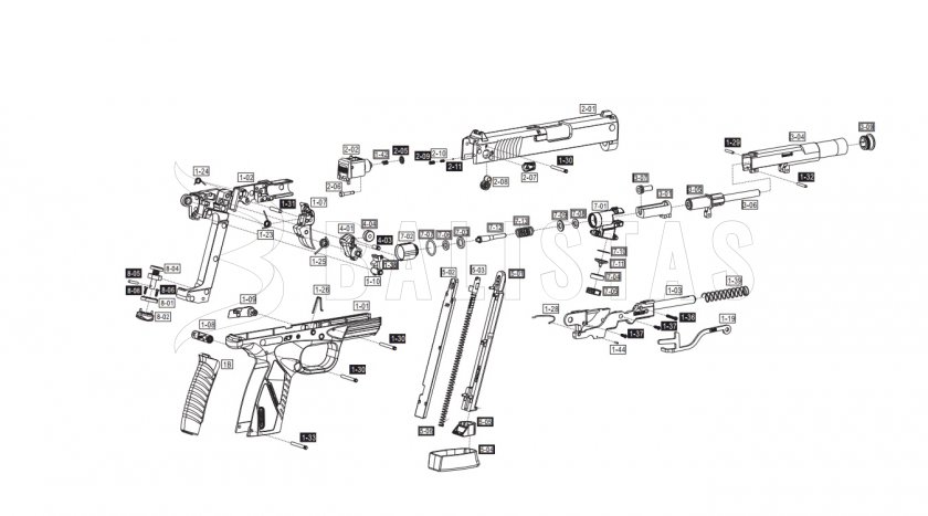 Luchtdrukpistool ASG Bersa BP9CC 4,5mm