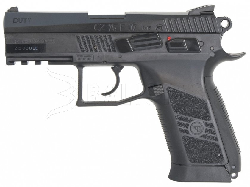 Pistolet à air comprimé ASG CZ 75 P-07 Duty Blowback 4,5mm