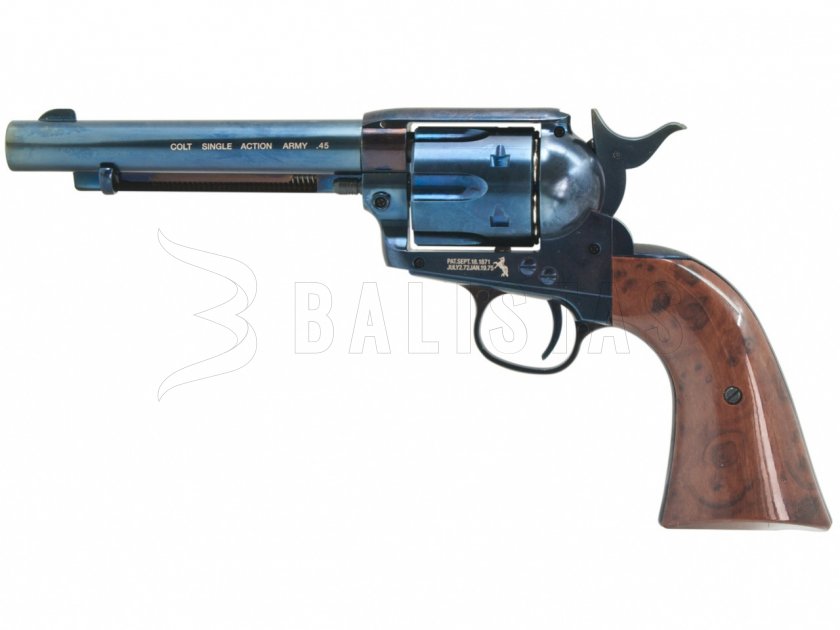 Luchtrevolver Umarex Colt SAA .45 Diabolo Blued/Brown 4,5mm