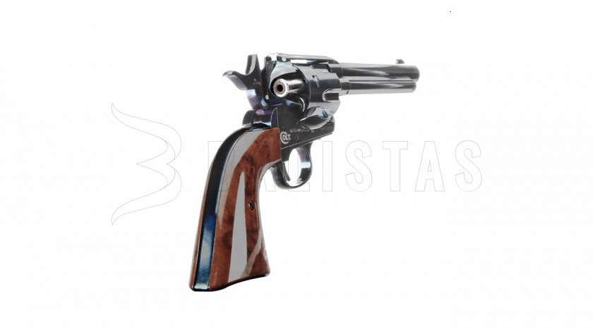 Luchtrevolver Umarex Colt SAA .45 Diabolo Blued/Brown 4,5mm