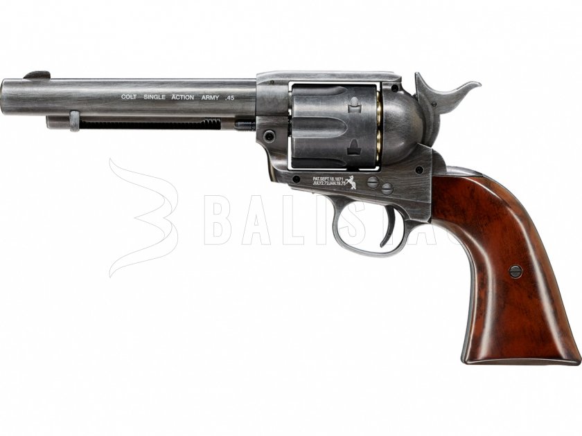 Luchtrevolver Umarex Colt Single Action Army SAA .45 Antique 4,5mm