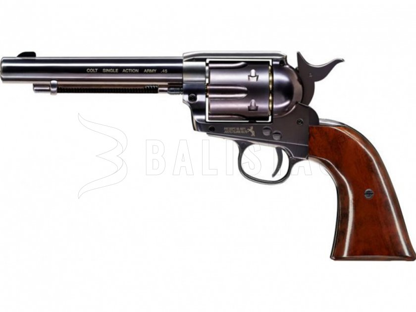 Luchtrevolver Umarex Colt Single Action Army SAA .45 blued 4,5mm