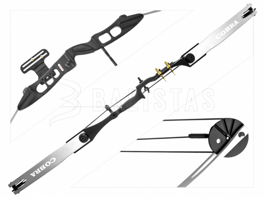 Boog Perfect Line Cobra compound 55lb zilver linkshandig