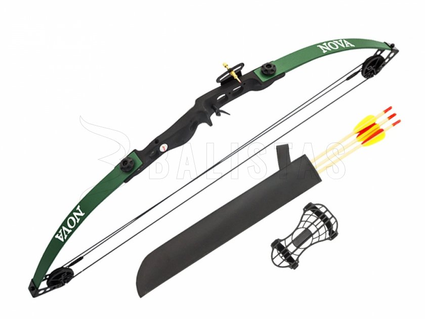 Arc à poulies Perfect Line Nova Beetle 25lb vert