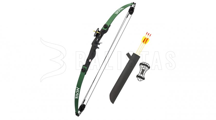 Arc à poulies Perfect Line Nova Beetle 25lb vert