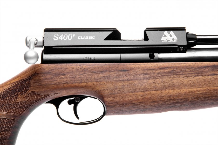 Carabine à air comprimé Air Arms S400 Rifle 4,5mm Noyer