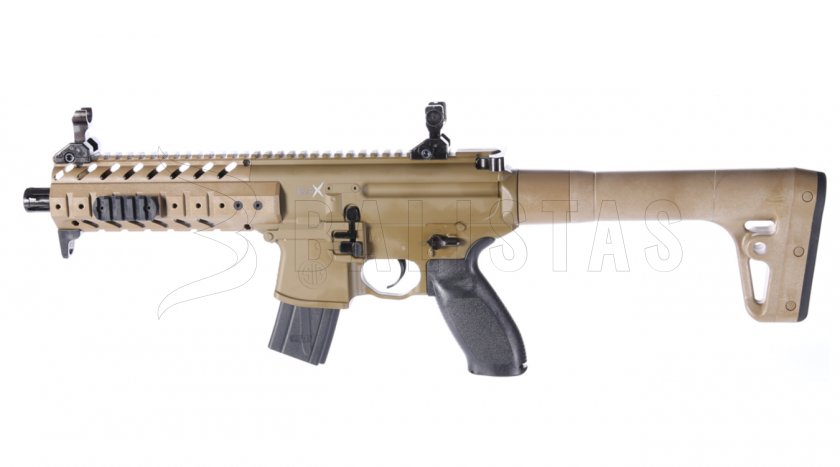 Luchtbuks Sig Sauer MPX 4,5mm FDE Sand met collimator
