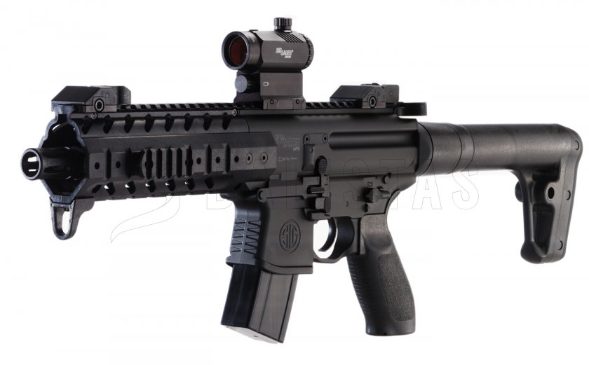 Luchtgeweer Sig Sauer MPX 4,5mm met kolimator
