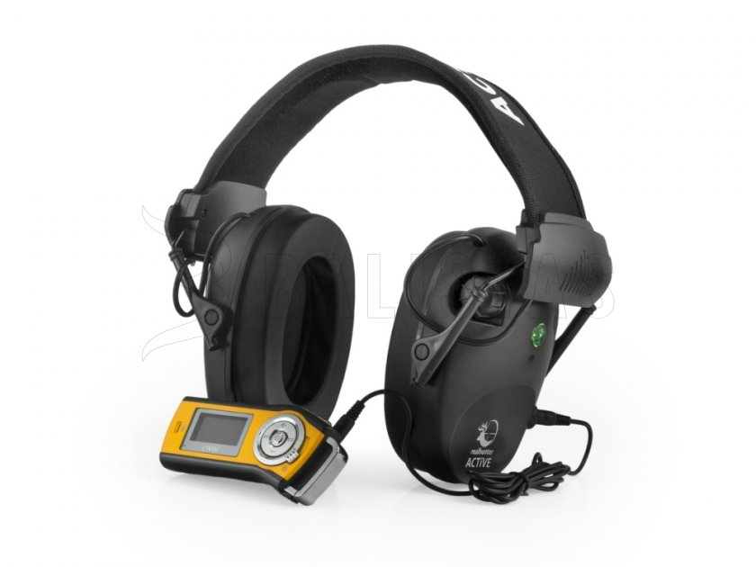 Casque RealHunter Active Pro noir + lunettes