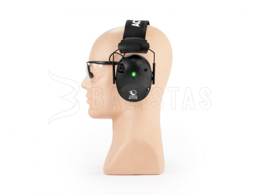 Casque RealHunter Active Pro noir + lunettes
