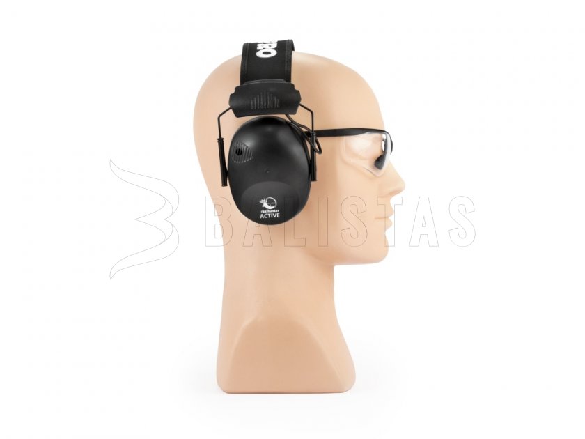 Casque RealHunter Active Pro noir + lunettes