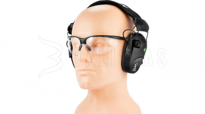 Casque RealHunter Active Pro noir + lunettes