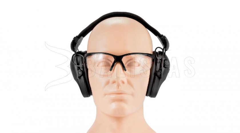 Casque RealHunter Active Pro noir + lunettes