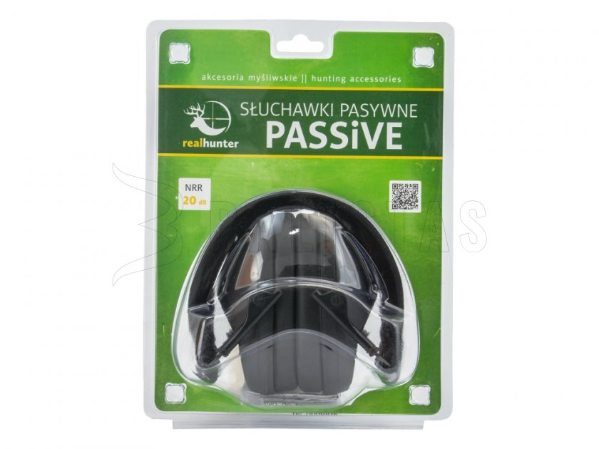 Casque RealHunter passif noir
