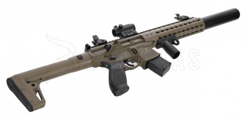 Carabine à air Sig Sauer MCX FDE 4,5mm avec collimateur
