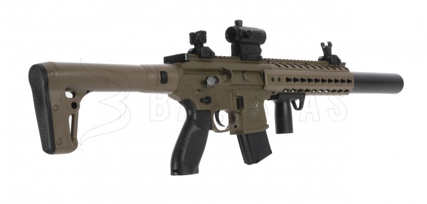 Carabine à air Sig Sauer MCX FDE 4,5mm avec collimateur