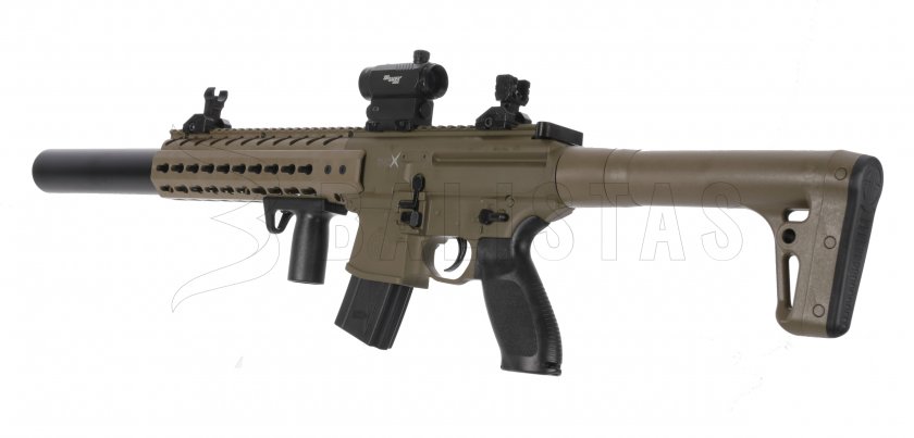 Carabine à air Sig Sauer MCX FDE 4,5mm avec collimateur
