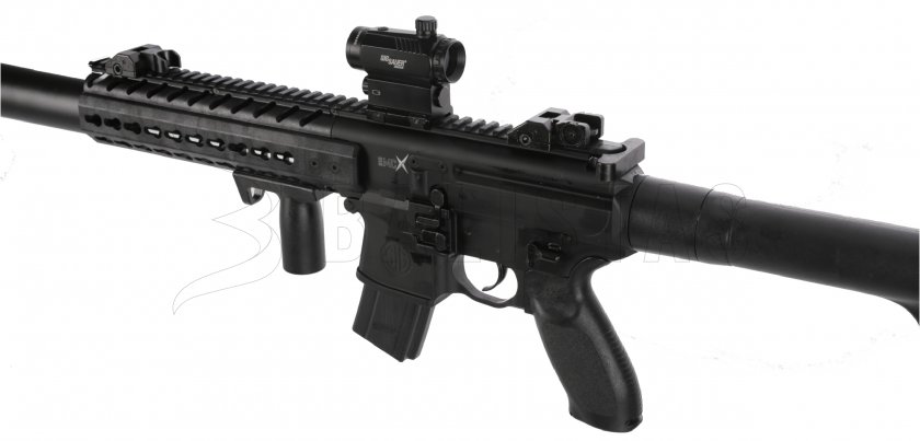 Luchtbuks Sig Sauer MCX 4,5mm met red dot collimator 6