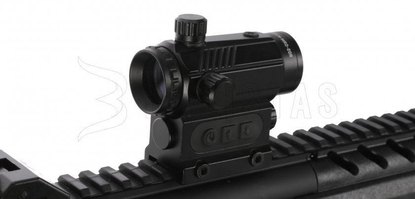 Luchtbuks Sig Sauer MCX 4,5mm met red dot collimator 12