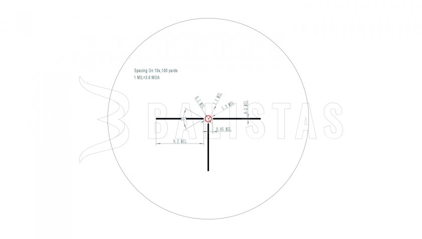 Lunette de visée Valiant Themys 3-9x40 AO SIR RAQ