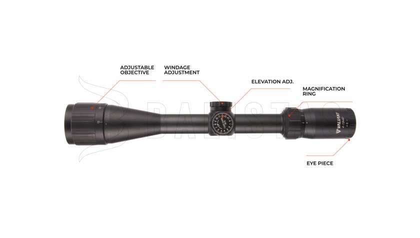 Richtkijker Valiant Themys 4-12x40 AO RAQ