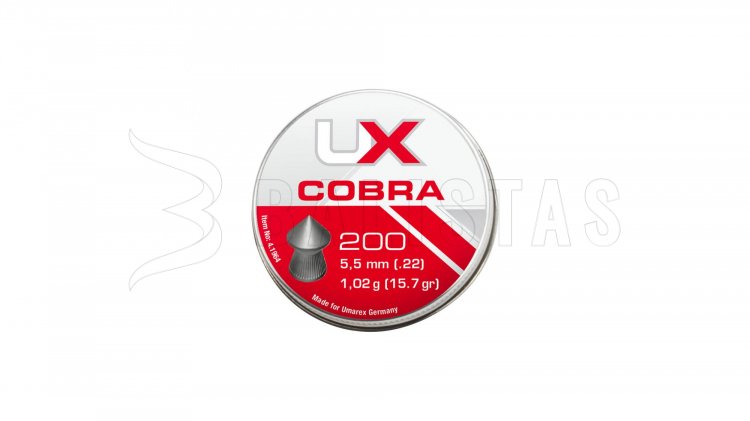 Diabolo Umarex Cobra 200 stuks cal. 5,5 mm